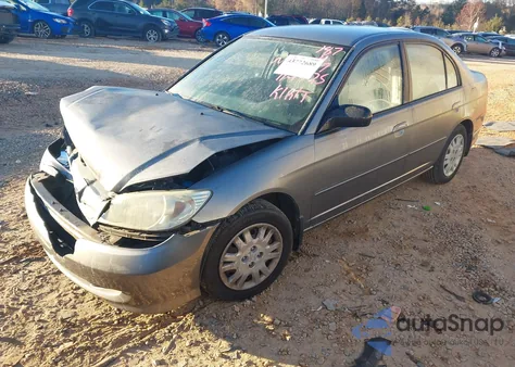 2004 Honda Civic Lx z USA, uszkodzony, nr VIN 2HGES16524H520339